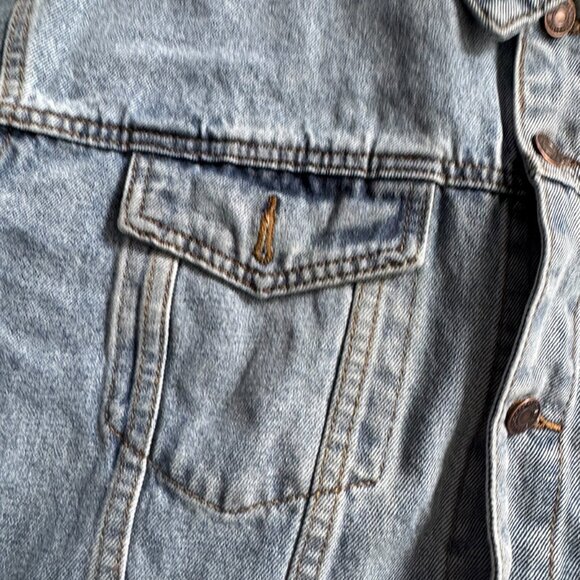 Gallery Dept. Light Blue Lapel Work Denim Jacket - Picture 9 of 11